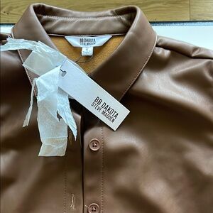 BB Dakota Tan Faux Leather Button-Up Steve Madden